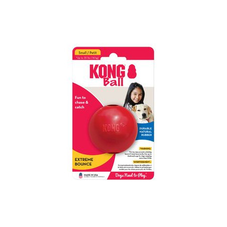 Balle rouge KONG classique