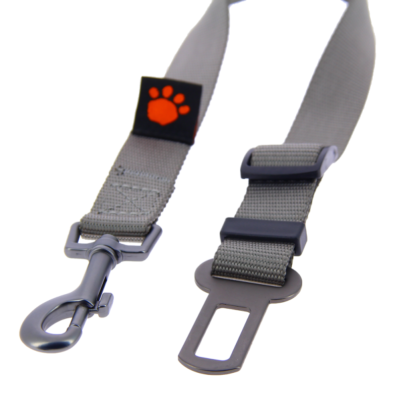 Ceinture de sécurité Grise pour chien FIDELAMI