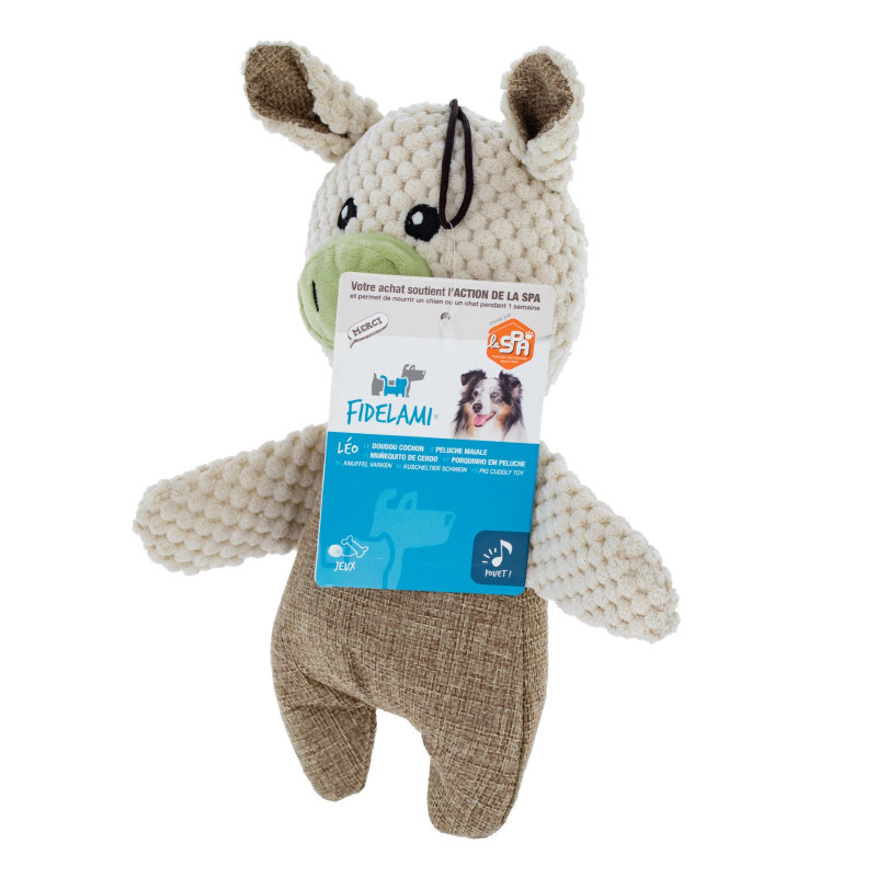 Léo doudou cochon FIDELAMI